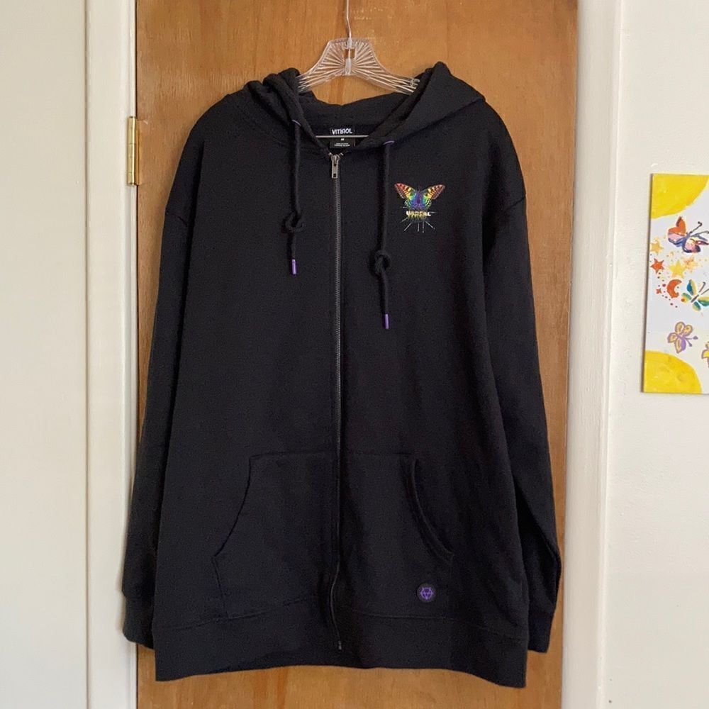 VITRIOL Oversized Full ZIP Hoodie